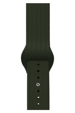 Curea Ceas Apple Watch Silicon Wave Green - WATCHERS