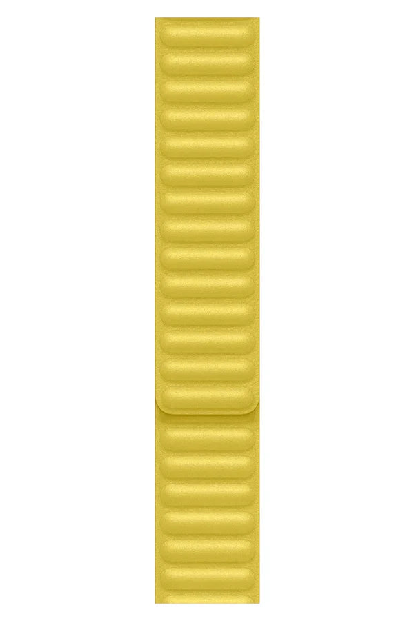 Curea Ceas Apple Watch California Leather Lemon - WATCHERS