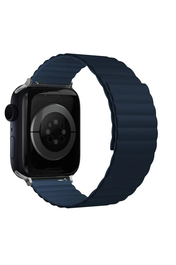 Curea Ceas Apple Watch Silicon Louis Navy Blue - WATCHERS