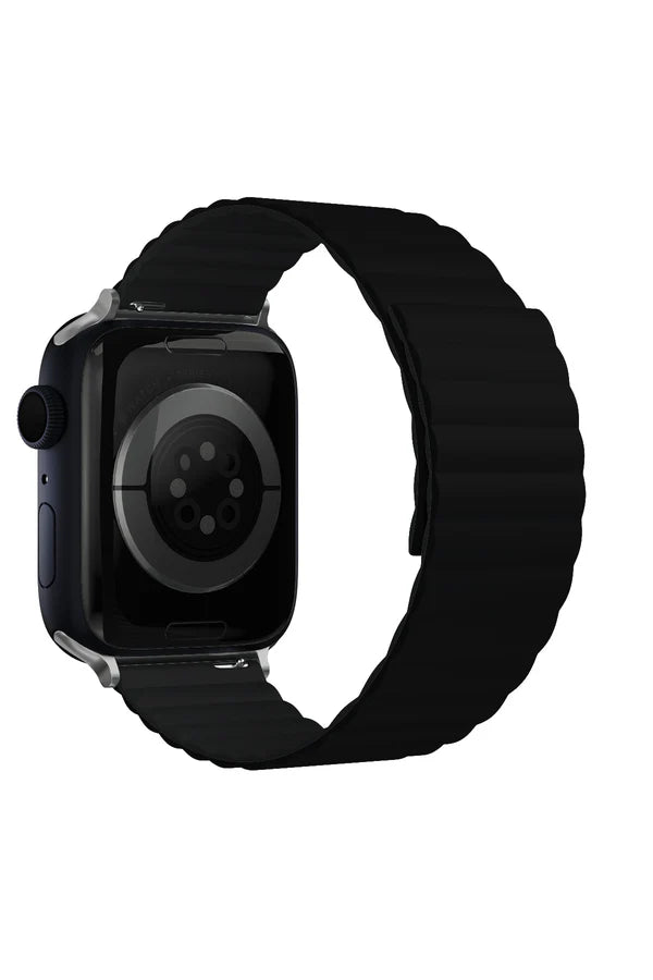 Curea Ceas Apple Watch Silicon Louis Black - WATCHERS