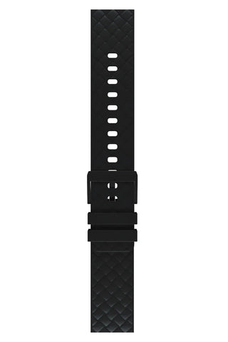 Curea Ceas Apple Watch Silicon Designo Black - WATCHERS