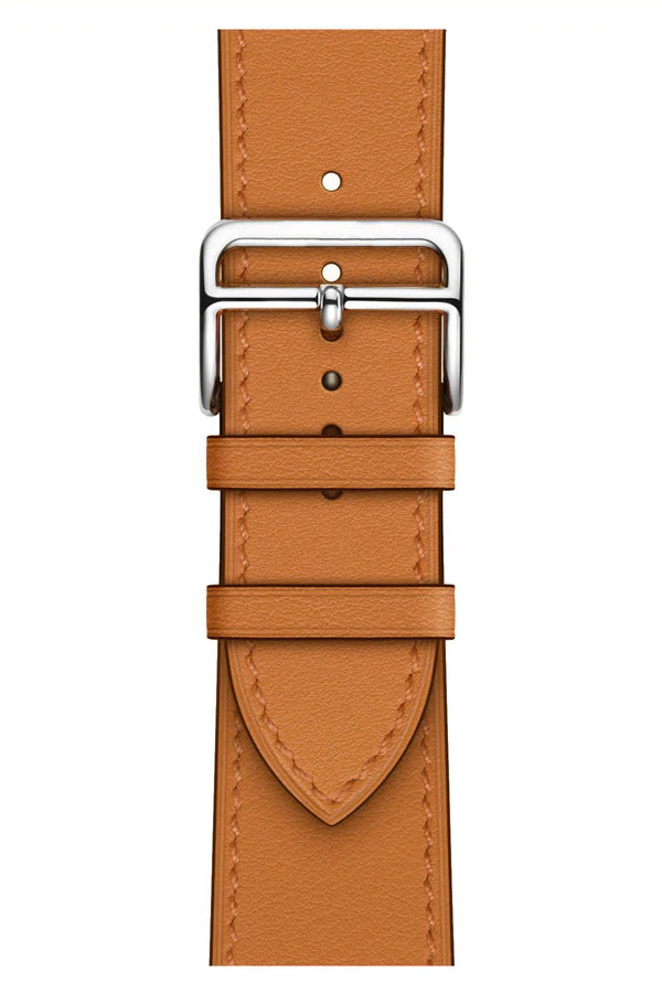Curea Ceas Apple Watch Leather Monarch Orange - WATCHERS