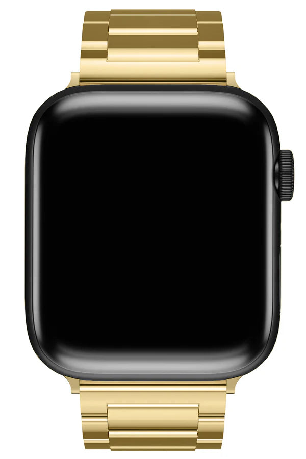 Curea Ceas Apple Watch Steel Gloss Gold - WATCHERS