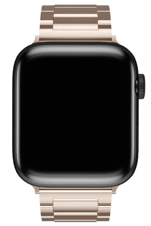 Curea Ceas Apple Watch Steel Gloss Rose Gold - WATCHERS