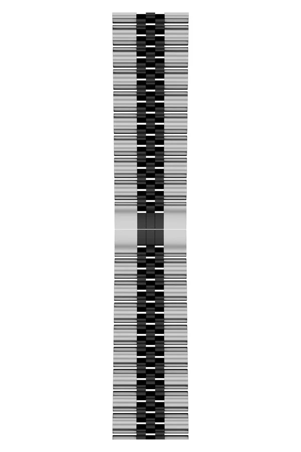 Curea Ceas Apple Watch Steel Regal Silver/Black - WATCHERS