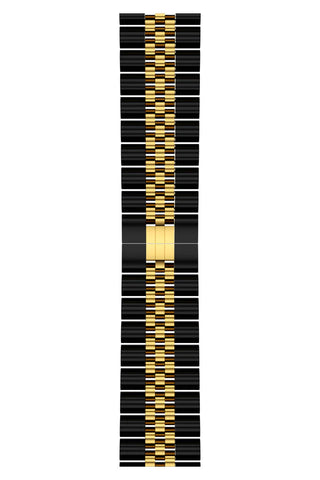 Curea Ceas Apple Watch Steel Regal Black/Gold - WATCHERS
