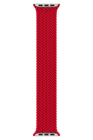 Curea Ceas Apple Watch Braided Venice Red - WATCHERS