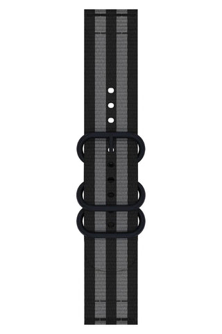 Curea Ceas Apple Watch Nylon Echo Black/Gray - WATCHERS
