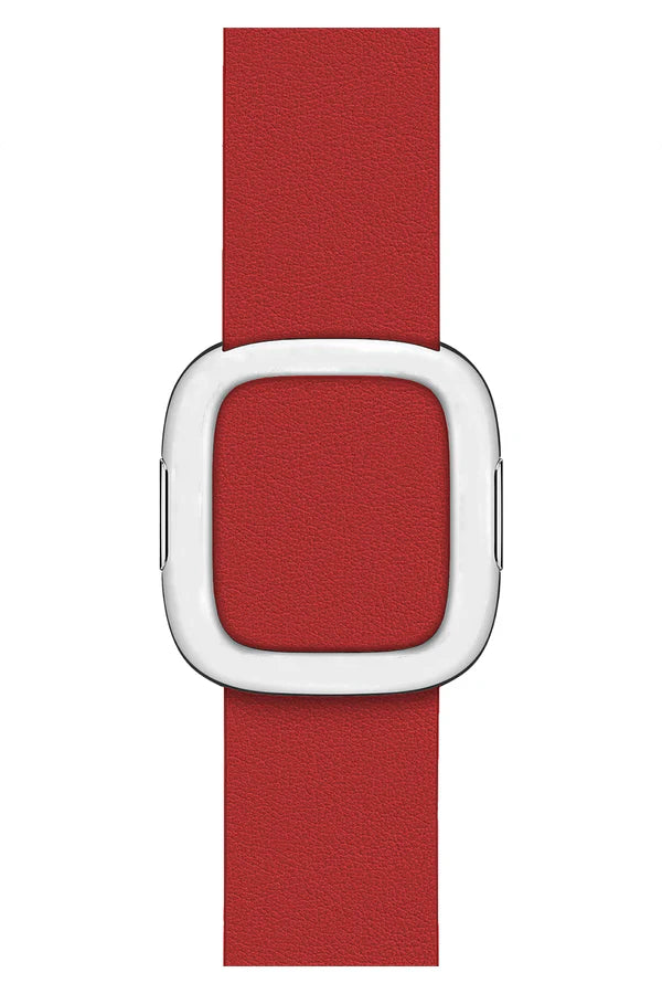 Curea Ceas Apple Watch Leather Harmony Red - WATCHERS