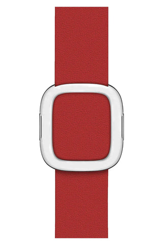 Curea Ceas Apple Watch Leather Harmony Red - WATCHERS