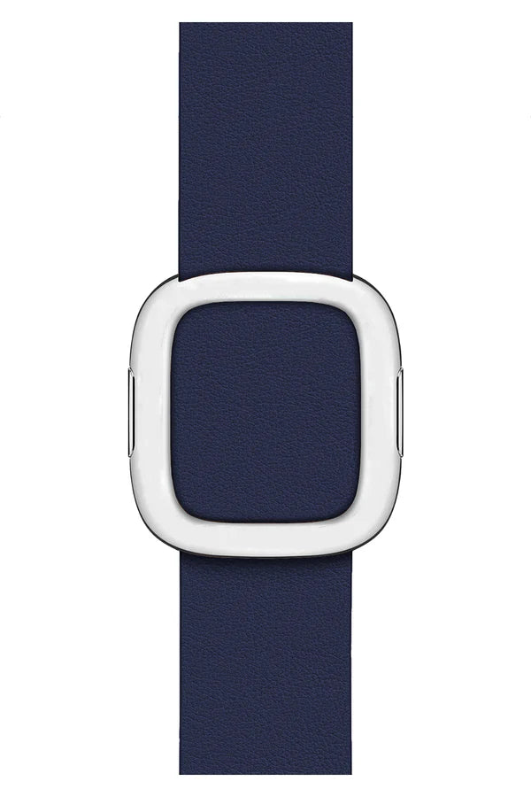 Curea Ceas Apple Watch Leather Harmony Navy Blue - WATCHERS