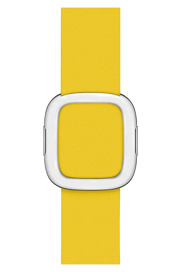 Curea Ceas Apple Watch Leather Harmony Yellow - WATCHERS