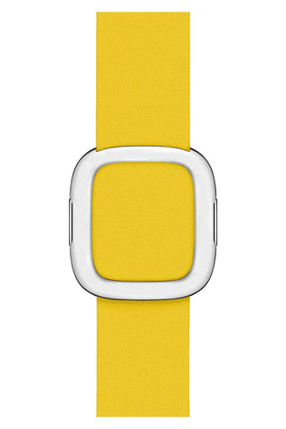 Curea Ceas Apple Watch Leather Harmony Yellow - WATCHERS