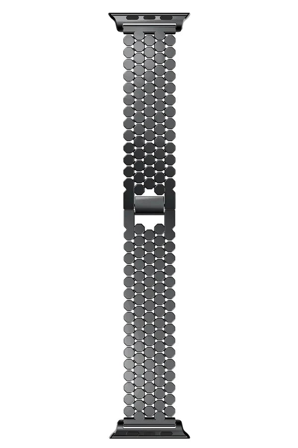 Curea Ceas Apple Watch Steel Thalassa Black - WATCHERS
