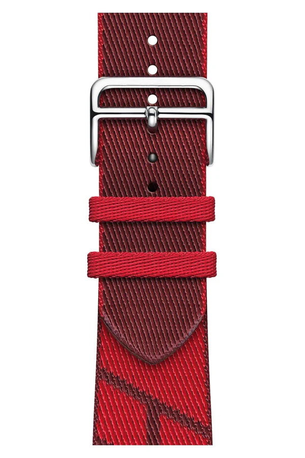 Curea Ceas Apple Watch Nylon Monarch Crimson - WATCHERS
