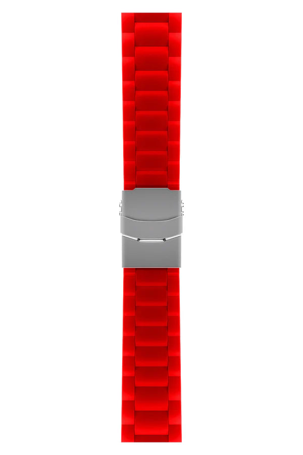 Curea Ceas Apple Watch Silicon Buckle Red - WATCHERS