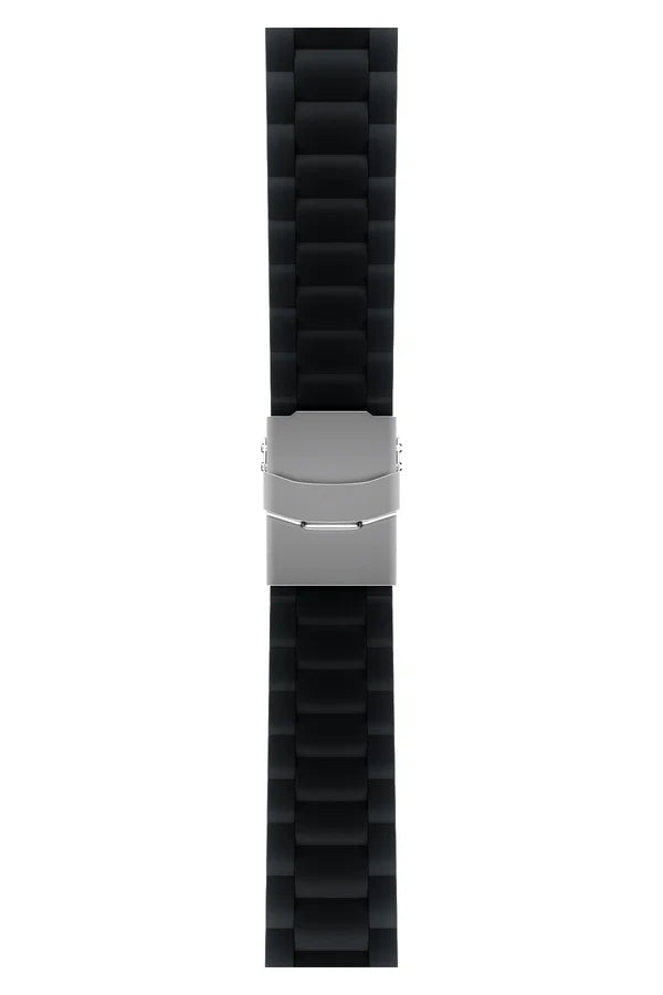 Curea Ceas Apple Watch Silicon Buckle Black - WATCHERS