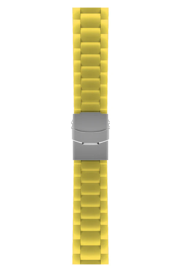 Curea Ceas Apple Watch Silicon Buckle Yellow - WATCHERS