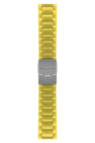 Curea Ceas Apple Watch Silicon Buckle Yellow - WATCHERS