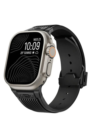 Curea Ceas Apple Watch Silicon Aventura Black - WATCHERS