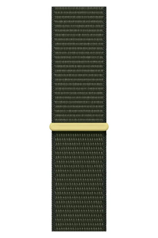 Curea Ceas Apple Watch Sport Nylon Green Brass - WATCHERS