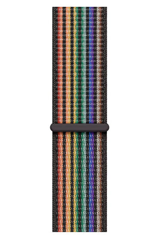 Curea Ceas Apple Watch Sport Nylon Green Bowie - WATCHERS