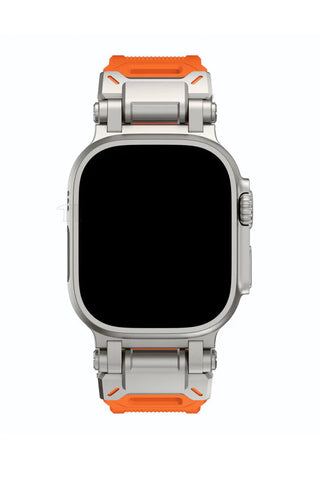 Curea Ceas Apple Watch Silicon Defender Orange - WATCHERS
