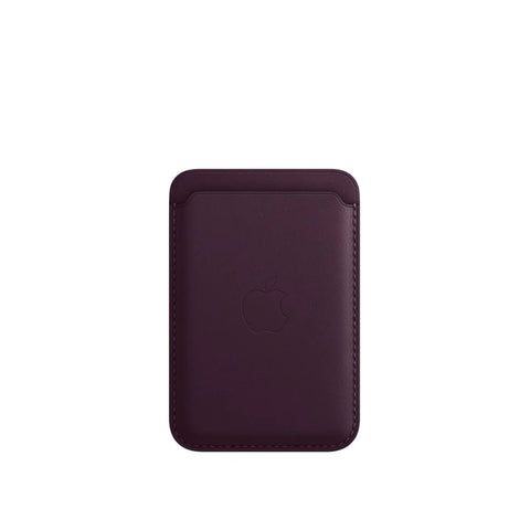 Portofel Apple din Piele pentru iPhone cu MagSafe Dark Cherry - WATCHERS