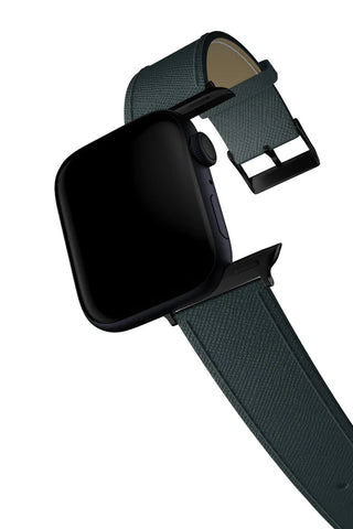 Curea Ceas Apple Watch Leather Saffiano Denim - WATCHERS