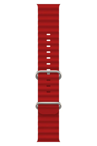 Curea Ceas Apple Watch Silicon Ocean Red - WATCHERS
