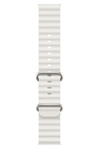Curea Ceas Apple Watch Silicon Ocean White - WATCHERS