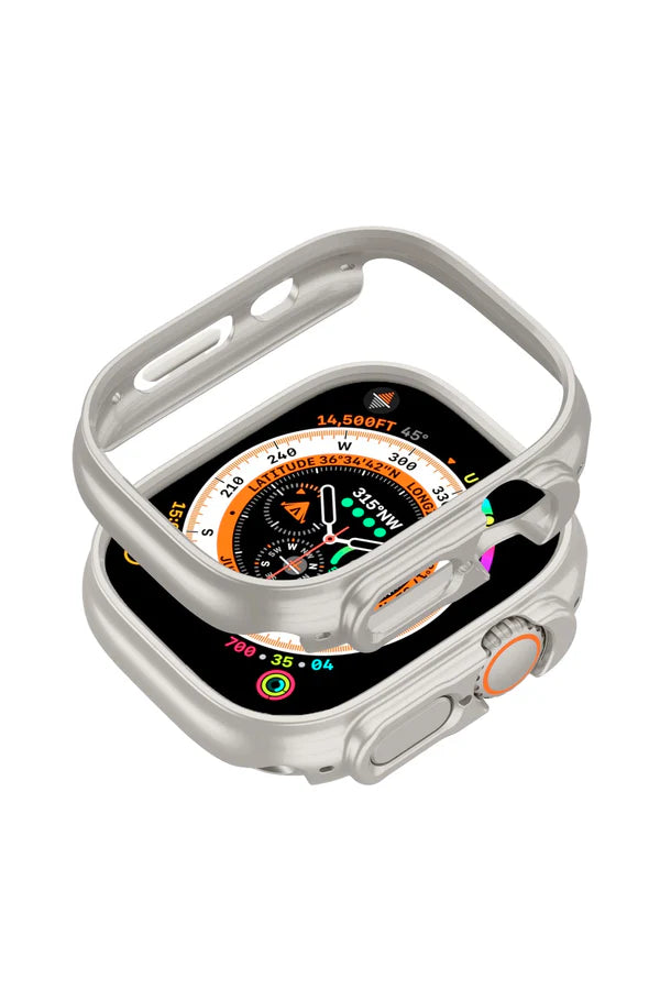 Bumper Protectie Ceas Apple Watch Ultra Silver - WATCHERS