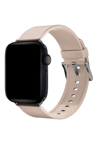 Curea Ceas Apple Watch Silicon Velura Sand - WATCHERS