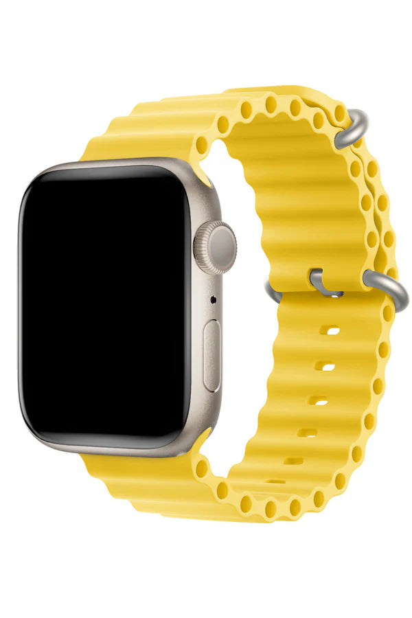 Curea Ceas Apple Watch Silicon Ocean Yellow - WATCHERS