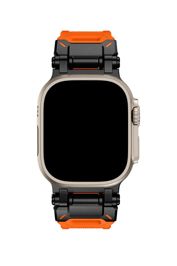 Curea Ceas Apple Watch Silicon Defender Dark Orange - WATCHERS