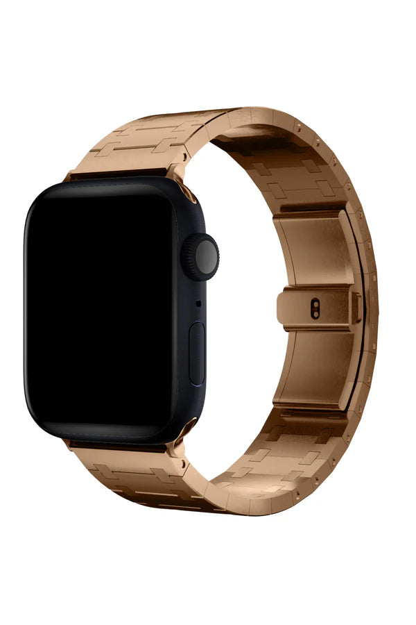 Curea Ceas Apple Watch Steel Royal Tearose - WATCHERS